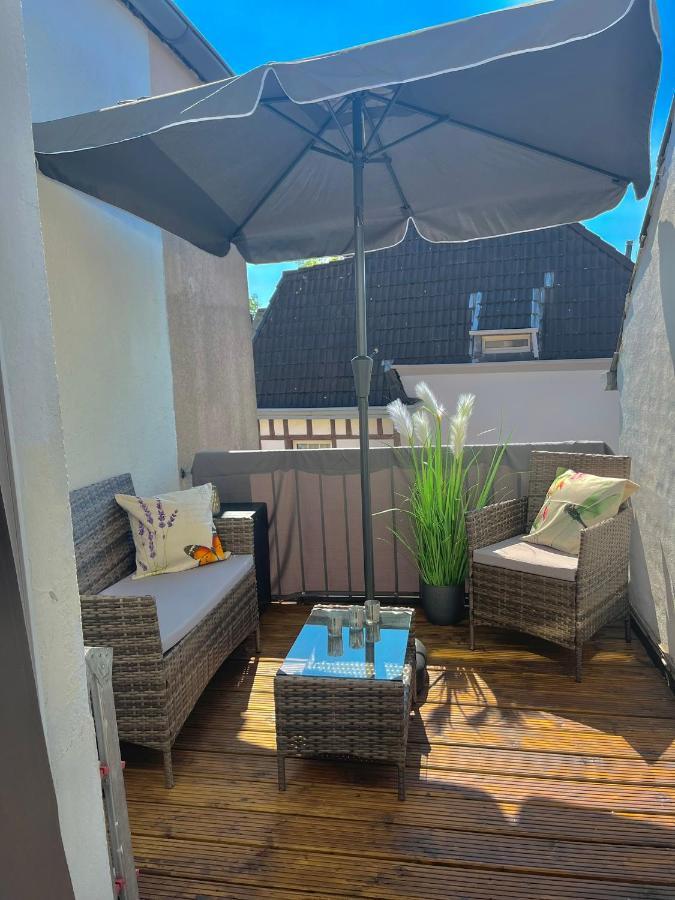 City Apartment, Ferienwohnung 3 Zkdb, Balkon, Dachgeschoss, Naehe Duesseldorf 克雷费尔德 外观 照片
